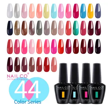 NAILCO 44 Color Series Set Nails Art Гель-Лак Для Ногтей Впитывающиеся Полупостоянные УФ-Лаки Аксессуары Для Ногтей Для Профессионалов
