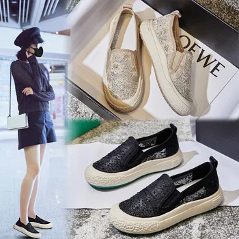 Высококачественная новая женская повседневная обувь из чистой кожи, модная дизайнерская спортивная обувь, повседневная обувь, обувь для доски 54244
