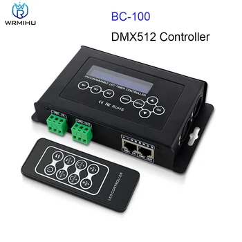 DC9V BC-100 DMX512 Контроллер освещения RGB Управление ЖК-дисплеем Радиочастотный беспроводной пульт дистанционного управления для светодиодной ленты Moudle