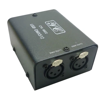 512-Канальный USB к DMX DMX512 Светодиодный светильник DMX-Модуль сценического освещения Контроллер сценического освещения мини-декодер