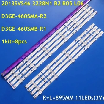 Новые 10 комплектов светодиодных лент для D3GE-460SMA-R1 D3GE-460SMB-R1 SAMSUNG_2013SVS46_3228N1_B2_L06_REV1.0_13050 UN46FH5003 UNFH5205 UN46H6203