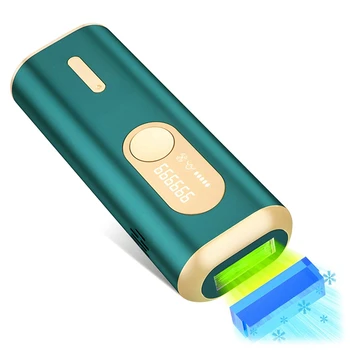 MYWIN Лазерный эпилятор IPL с ледяным охлаждением, Безболезненный Сапфировый инструмент для удаления волос Бикини, тела, подмышек, Штепсельная вилка США