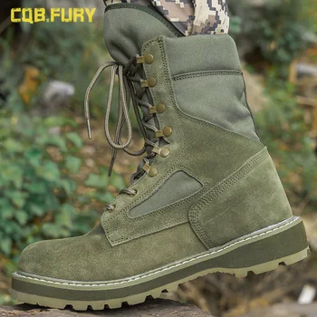 Весенние ботинки 2023 high help special forces combat мужские армейские веерные тактические для альпинизма, сухопутные уличные ботинки