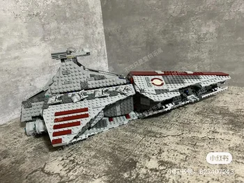 В наличии Набор Star Venator, Модель Республиканского корабля, модель Крейсера, совместимая с игрушкой для космического корабля 8039, детский подарок