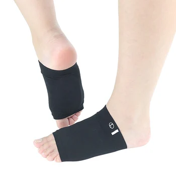 Черный цвет плоскостопие брекеты мода поддержки бинт эластичный силиконовый коврик нескользящие боли массаж инструмент уход за ногами 1 пара