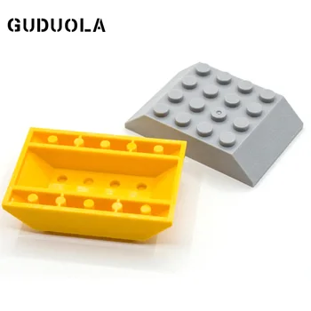 Guduola Slope 4x6 (45 °) Двойной (32083) MOC Кирпичный строительный блок DIY Развивающие игрушки Запчасти 6 шт./лот