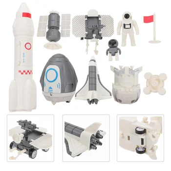 Аэрокосмические игрушки Для Детей, Развивающие Модели Космонавтов для детей, Креативные Ракеты