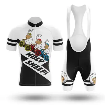 Продажа велосипедной одежды Little Sheep, Летняя дышащая быстросохнущая футболка, полукомбинезон, велосипедный костюм для горного шоссе, мужчины, женщины