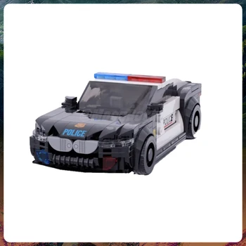 Супер автомобиль Серии MOC Строительный блок M8 полицейская модель DIY Сборочные кирпичи Детская игрушка Рождественские подарки-головоломки