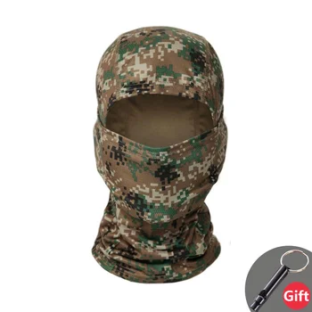 Велосипедная маска на все лицо, Военная Камуфляжная балаклава, капюшон для рыбалки на открытом воздухе, Защита для охоты, Армейская кепка-вкладыш, шарф