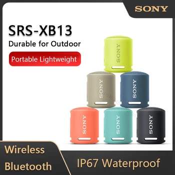 Sony SRS-XB13 Bluetooth Динамик IP67 Водонепроницаемый/Батарея 16h/USB Type-C Наружные Прочные Легкие Компактные Беспроводные Колонки