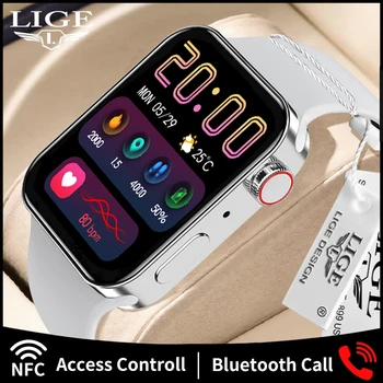 LIGE 2023 Смарт-часы Мужские Серии 8 PK HW8 Max Smartwatch Женские NFC VS X8 IWO Для Xiaomi Huawei apple Smart Watches Прямая Поставка