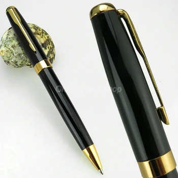 Шариковая ручка Baoer Classic с металлической золотистой отделкой BR187