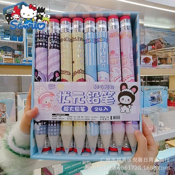 Новая Мультяшная интернет-знаменитость Sanrio Большого Размера Ручка Номер Один Kuromi Melody Cinnamoroll Гигантский Большой Карандаш