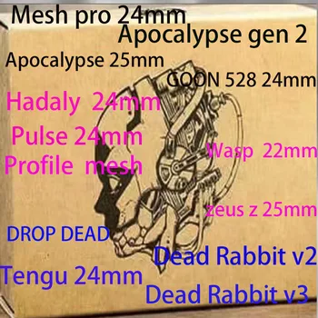 waps nano TALO X 22 мм Dead Rabbit Max 3 2 zeus z Apocalypse GEN v2 Ammit MTL Blaze Solo Zeus Z bf контактный танк мебельные аксессуары