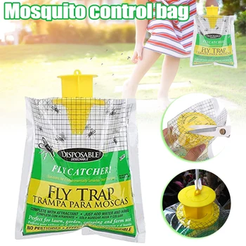 Новые сумки-ловушки для мух, Ловушка для насекомых, Подвесная сумка-приманка, ловушка для уличных садовых вредителей