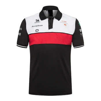 Такая же футболка-ПОЛО для фанатов Alpha team на новых летних гонках Формулы-1 2022