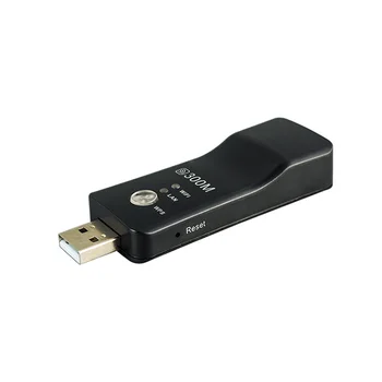 USB TV WiFi Dongle Адаптер 300 Мбит/с Универсальный Беспроводной приемник Сетевая карта RJ45 Нежный Дизайн Прочный WiFi Адаптер