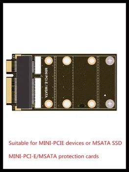 Новый Мини-адаптер PCIE/mSATA Твердотельный Накопитель Конвертер Riser Карта Расширения Тестовая Плата для mSATA SSD Mini PCI Express Wifi Карта