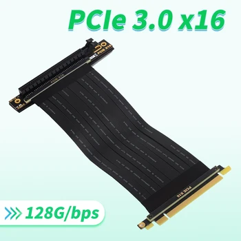 PCI-E X16-16X 3.0 От мужчины к Женщине Вертикальный Удлинитель с левым углом наклона 90 градусов Видеокарта PCI Express Extender