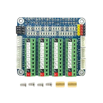 Для платы расширения Raspberry Pi GPIO Модуль PCF8591 Встроенный светодиодный Тестовый модуль GPIO, датчик ADC/DCA