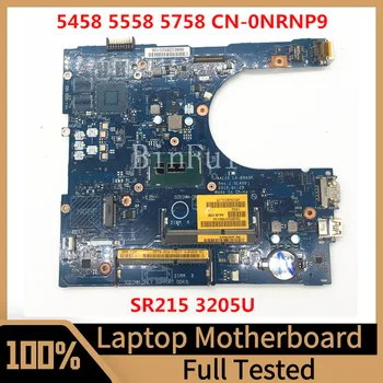 Материнская плата CN-0NRNP9 0NRNP9 NRNP9 Для Dell 5458 5558 5758 Материнская плата ноутбука AAL10 LA-B843P с процессором SR215 3205U 100% Полностью протестирована