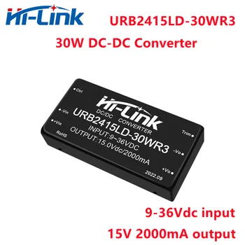 9 ~ 36 В постоянного тока HiLink Изолированный URB2415LD-30WR3 30 Вт 15 В 2A Преобразователь постоянного тока Модуль Питания HLK-30D2415C