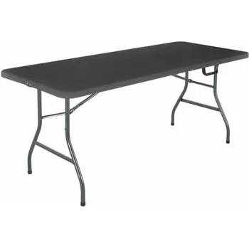 Складной стол Cosco 6 футов, черный 72,00x30,00x30,00 дюймов, стол для кемпинга Mesa
