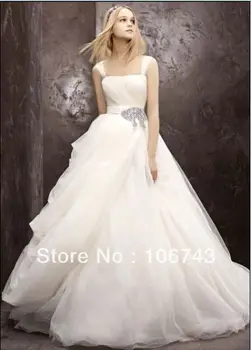 vestido de noiva/ новинка, хит продаж, Сексуальная милая принцесса, высококачественное свадебное платье с кристаллами на заказ, платья для матери невесты