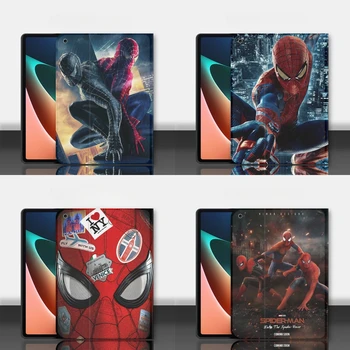 Чехол для планшета Marvel с Человеком-пауком для iPad Air 1 2 3 Mini 4 5 6 Pro 2022 11in Противоударный Защитный чехол в стиле Книги с защитой от падения