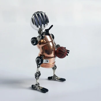 Механическая промышленность ветер стимпанк робот настольный ручной работы креативные украшения украшения спорт баскетбол