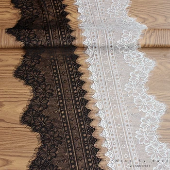 22 см Французское кружево кружевная ткань для ресниц аксессуары для одежды DIY юбка Швейная лента для одежды ручной работы материал