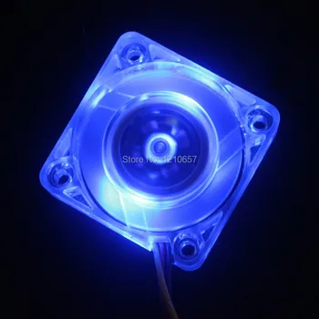 50 шт. Лот Gdstime 3Pin Охлаждающий вентилятор радиатора процессора Светодиодный Синий светильник для Компьютера PC Case 40x10 мм