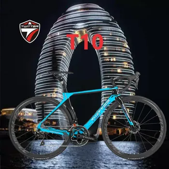 2022 TWITTER carbon bycicle T10RIVAL-22S двойной дисковый тормоз из углеродного волокна дорожный велосипед углеродное колесо 700c гравийный велосипед велосипед для мужчин